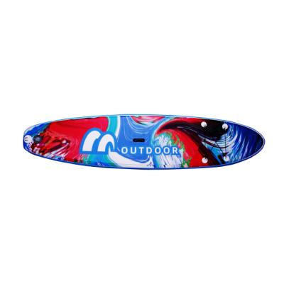 China Hot Sale New Design Paddle Rack Board Durable Inflatable Wooden SUP Boards Inflatable Standup Paddleboard for sale