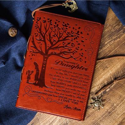 China Amazon Sale Perfect Quilting Hardcover Book Hardcover Book Vintage Quilting Diary Hardcover Bound Hot PU Leather For Xmas Birthday Gift for sale