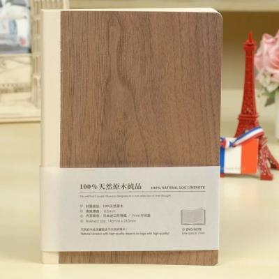 China Amazon Success Gifts Custom Promotional Spiral Bamboo Notebook Wooden Notebook Diary For Promotion for sale