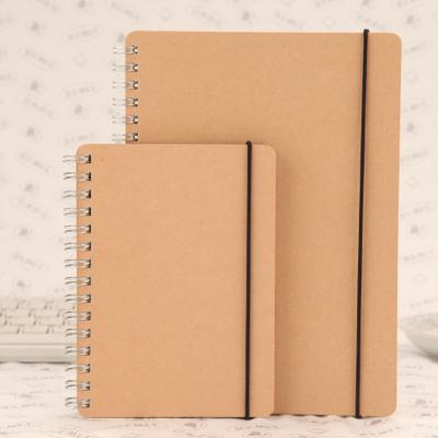 China Excellent Spiral Material Factory Customized Kraft Reel Notebook for sale