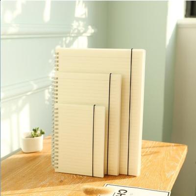 China Wholesale Spiral PP Cover Blank Ring Bound PVC Plain Notepad Cheap Notebook Popular Dot Grid Sketch Book Printing School Spiral Coil for sale