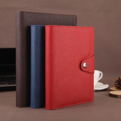 China A4 A5 B5 Spiral Custom School Personalized Annual Weekly Agenda Planner Brown Loose Leaf Planner Notebook Black Red Factory Wholesale for sale