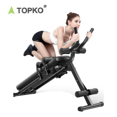 China TOPKO Modern Custom Logo Gym Equipment Fitness Incline Drop Ab Sit Bench Adjustable Abdominal Exercises Sit Bench Machine for sale