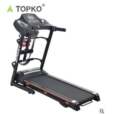 China TOPKO fitness mp3 music treadmills sports equipment automatic motor commercial home electric treadmill esteira with screen for sale