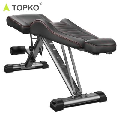 China TOPKO Foldable All in One Multifunctional Press Weight Set Bench for sale