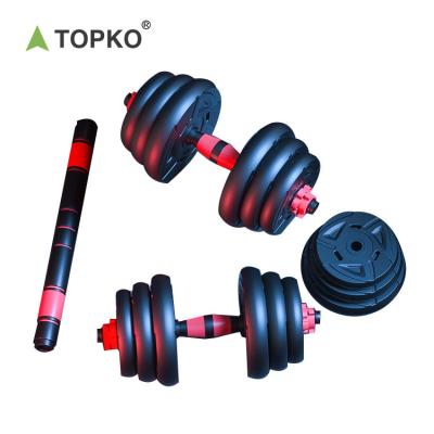 China TOPKO Universal Fitness Gym Free Weights Set Adjustable Weight Set Kit Dumbbell Sets for sale