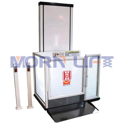 China Asian MORNING Disabled Mini Lift Platform Wheelchair Lift Indoor Vertical Home Lift Price for sale