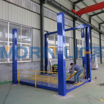 China 4 Post Car Lift Car Workshop Equipment Car Lift Four Post Mechanical Lift Customizable in Loading Capacity for sale