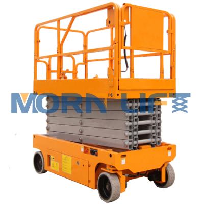 China 5-14m Morning Scissor Aerial Work Platform Building Material Stores Hydraulic Self Propelled Electric Man Lift for sale