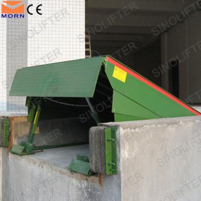 China Dock Leveler For Morning 5-15 Ton Warehouse Ramp Electric Hydraulic Cargo Delivery Fixed Dock Leveler Unloading Loading Equipment for sale