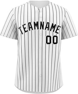 China Breathable Mesh Custom Baseball Tank Top Striped Button Down Shirts Personalized Baseball Oakland Mesh White Plain Stripe Stitched for sale