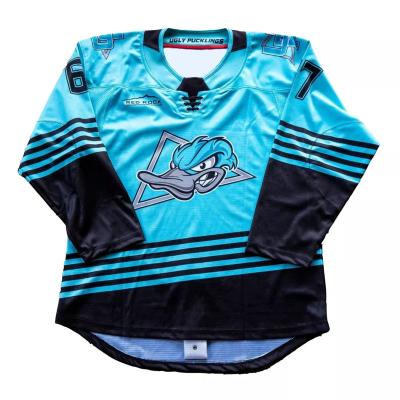 China Polyester Quick Dry Hot Selling Amazon Embroidery Pro Collar Ice Hockey Wear|190GSM Custom Team Logo Printed Lace Up Reversible Hockey Tank Top for sale