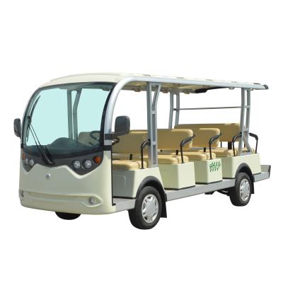 China Battery Power Passenger 14 Seater Sightseeing Car 4200*1480*1980mm for sale