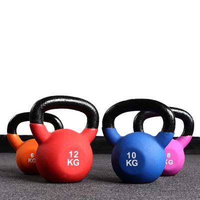 China Hot Selling Colorful 4-32KG Competition Custom Cast Iron Gym Home Gym Adjustable Weight Strength Kettlebell for sale