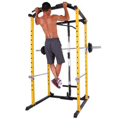 China Wholesale Commercial New Multi Functional Gym Safety Solid Fitness Machine Power Rack Squat Cage for sale