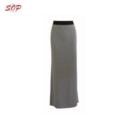 China Latest Long Skirt Women Plus Size Long Design Elegant Pencil Skirt for sale