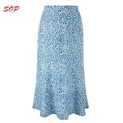 China Plus Size Floral African Private Label Skirt Beach Long Wears for sale