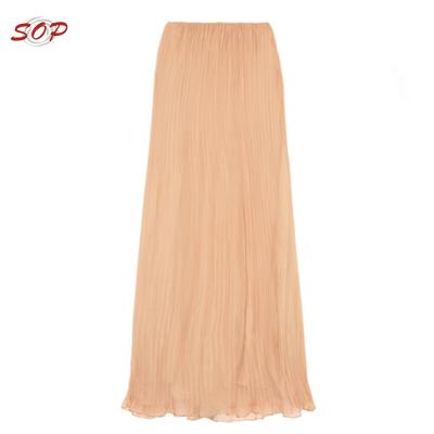 China Plus Size High Waist Fashion Custom Chiffon Plus Size Skirts for sale