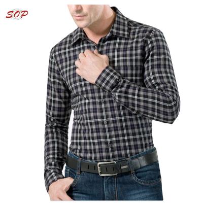 China Official New Arrival Plaid Polo Mannequin Anti-pilling Shirts For Men China Manufacturer for sale