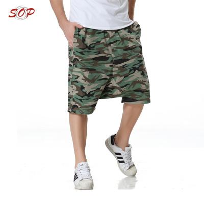 China Fashion harem sports sweatsuit breathable men camouflage adult street style short pants hip hop shorts casual wear cheap stock for sale