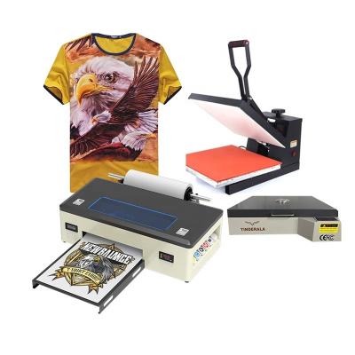 China Newest A3 (300*420mm) Tinderala PET L1800 film printer A3 size dtf printer dx5 machine for T-print dtf printer and oven shirt for sale