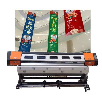 China Cheapest Large Format ECO Color Vinyl Printer Large Format Fabric Printer Digital Sublimation Ink Solvent Printing Plotter for sale