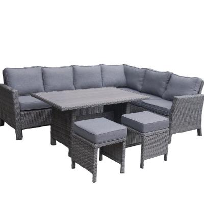 China Modern Wholesale Fashion Style Furniture Modern Garden Sofas Outdoor Rattan Garden Sofa Set for sale