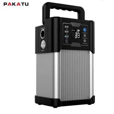 China Portable Electrical Appliance Power Station Solar Generator with Flashlights for Home Emergency Backup Power with USB DC Outlets for sale