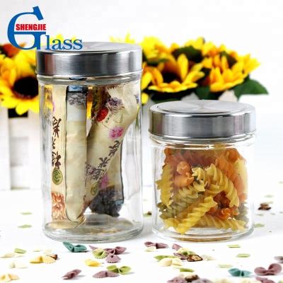 China OEM ODM Dessert Jar Flower Tea Bottle Storage Containers Glass Freshness Preservation Aroma Jars Glass Jars for sale