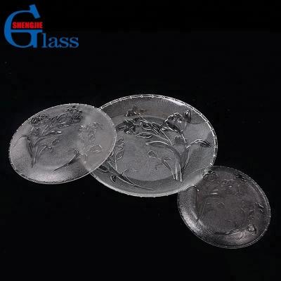 China Sustainable Glass Dinner Round Shape High Leval 12.87