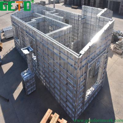 China Building Construction Materials 6061-T6 Aluminum Concrete Formwork for sale