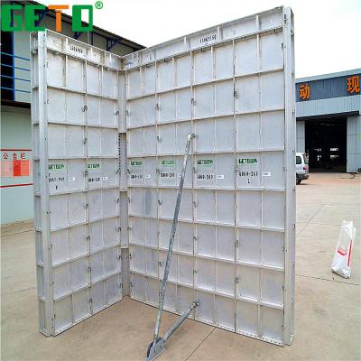 중국 Modern Lower Cost High Efficiency Ribbed Formwork Panels With Column Bracing 판매용