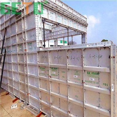 Китай Connection modern precise construction aluminum formwork molds for cast concrete wall beam and slab structures продается