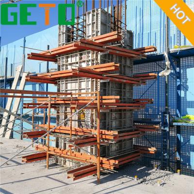 China Modern Building Materials 6061-T6 Curved Column Aluminum Alloy Formwork 63# Round Concrete Aluminum Pillars And Formwork 100-2600mm for sale