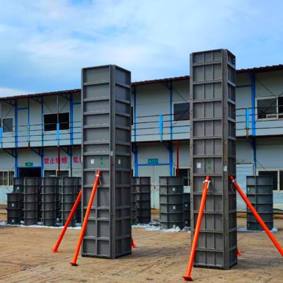 China Factory direct sale lightweight and easy assembly design aluminum formwork last reusable lightweight durable aluminum formwork for concrete column/pillar à venda