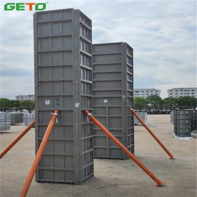 China Factory Direct Sale 6061 Traditional Durable Concrete Aluminum Column T6 Pillar Pole Formwork Shuttering Shuttering Te koop