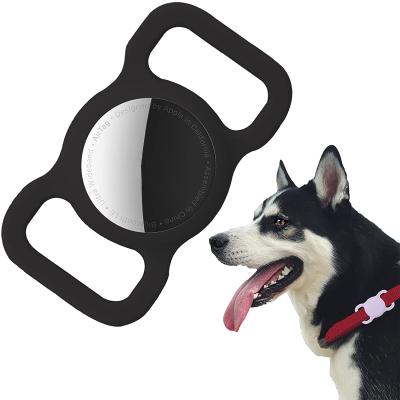 China Pet Viable Anti-lost Buckle GPS Tracking Airtag Case For Dog Cat Collar Soft for sale