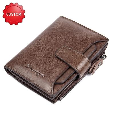 China 2022 Alibaba RFID Trends RFID Blocking Carteras Purse Billeteras Monederos Male Custom Design Leather Wallets Men for sale