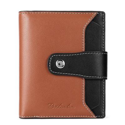 China Wholesale Customized RFID Wallet Mens Womens ID Window Wallet Block Bi-Fold Zipper Pocket Card Holder for sale