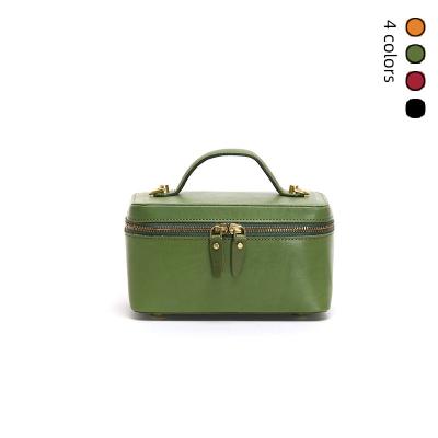 China New Fashion Classic Plaid Leather Cosmetic Bag Printing Waterproof Storage Bag Three-piece Large CapacityLeather Cosmetic Bag for sale