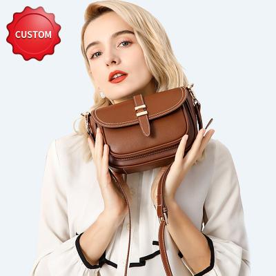 China Fashion Messenger Bags Genuine Leather Luxury PU Women Cross Body Shoulder Bag For Women Handbags And Purses for sale