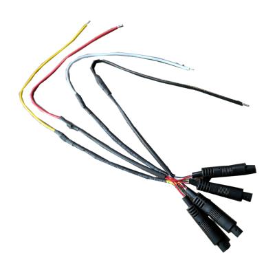 China Electronic Customized Mini Din Cable Din Connector Wire Harness for sale