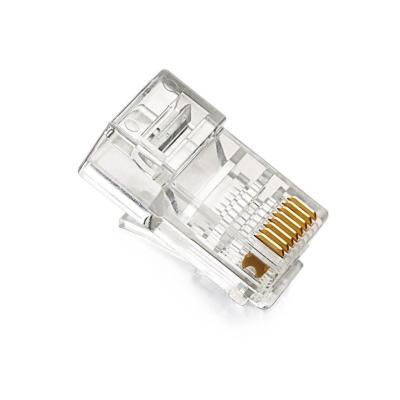 China Power CAT6 RJ45 network cable plug 8P8C connector end rj45 modular connector cat6 for sale