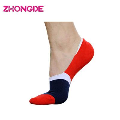 China Antibacterial Custom Socks Mens Loafer Socks Invisible Cotton No Show Socks For Men for sale