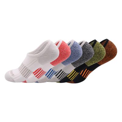 China Breathable Gray White Athletic Compression Socks Unisex Black Sports Now Show Socks Men Custom Athletic Running Socks for sale