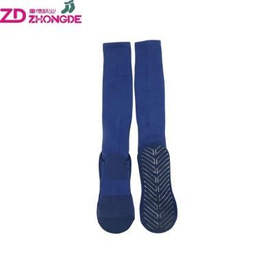 China OEM Quick Advance Price Custom Design Mens Long Knee High Non Slip Breathable Football Soccer Socks for sale