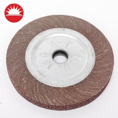 China Manufacturer Thousand Pages Chunking Fin Surface Polishing Sanding Wheel for Stainless Steel Polish for sale