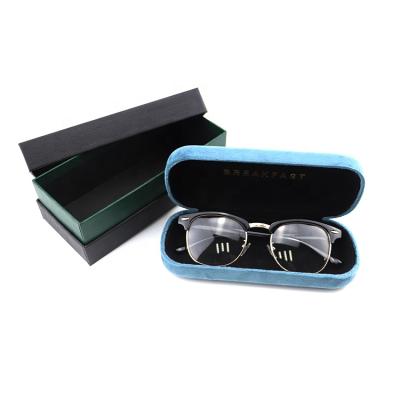 China Eco-Friendly High Quality Kraft Paper Rectangle Gift Box For Sunglasses / Eyewear Cover Paper Packaging Box for sale