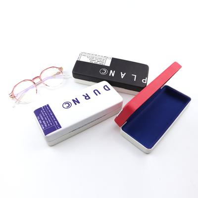 China Fashion Eco-Friendly Colorful Glass Case Glass Eye Packaging Box Sunglasses Eyewear Case Hard Show Case for sale