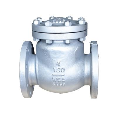 China General CAST STEEL WCB Flanged End Swing Check Valve for sale